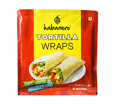 Habanero Flour Tortilla Wraps (Ready to Eat)